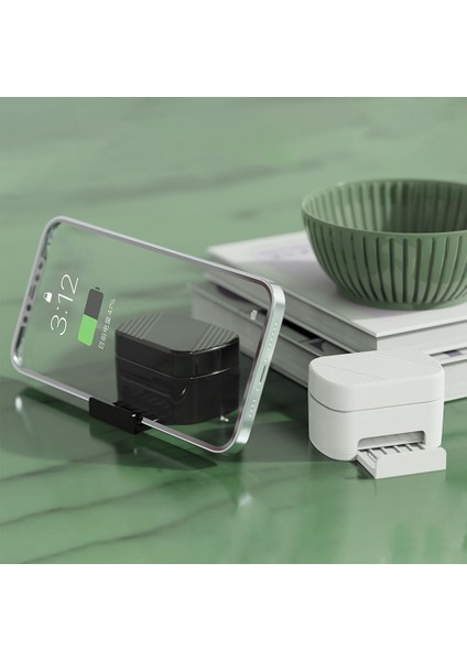 Halka Için Bluetooth Uzaktan Kumanda Parmak Ucu Otomatik Sayfa Döndürücü Tarama Selfie Video Denetleyicisi (C) (Yurt Dışından)