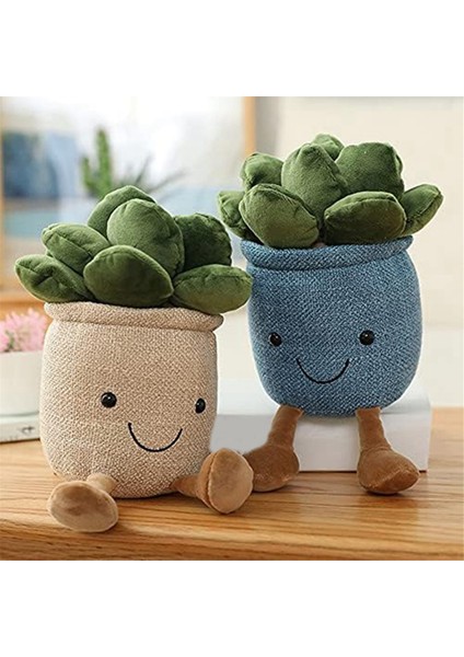 Lale Peluş Oyuncak, Saksı Dolması Peluş Yastık Dekorasyonu, Yumuşak Oyuncak Etli Bitkiler Arkadaş Atmak Yastık (Yurt Dışından)