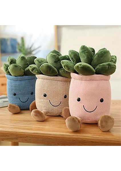 Lale Peluş Oyuncak, Saksı Dolması Peluş Yastık Dekorasyonu, Yumuşak Oyuncak Etli Bitkiler Arkadaş Atmak Yastık (Yurt Dışından)