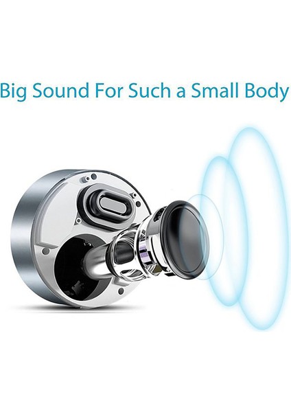 Mini Bluetooth Hoparlör, Ev Taşınabilir Cep Telefonu Kablosuz Bas Topu Iletişim Bluetooth 5.0 Hoparlör (Yurt Dışından) fırsatları