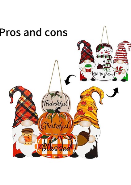 Hoşgeldiniz Kapı Işareti Gnome Asılı Kapı Dekor Açık Ön Kapı Için Ahşap Işareti Kabak Kapı Askısı (Yurt Dışından) fiyatları