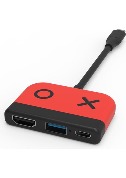 3'ü 1 Arada Anahtar Hub Usb3.0 Anahtar Tabanı Yerleştirme Istasyonu Tip-C - Anahtar/a Için Hd Ekran Projektör Dönüştürücü (Yurt Dışından)