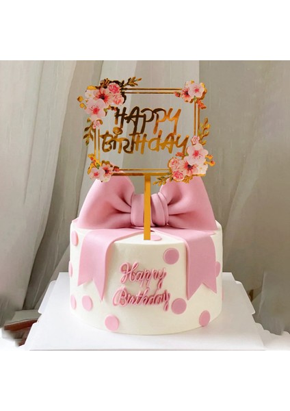 7 Parça Baskılı Ekleme Mutlu Doğum Günü Widget Tanrıça Parti Tatlı Dekorasyon Kek Ekleme (Yurt Dışından) fiyatları