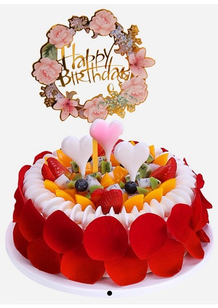 7 Parça Baskılı Ekleme Mutlu Doğum Günü Widget Tanrıça Parti Tatlı Dekorasyon Kek Ekleme (Yurt Dışından) fırsatları