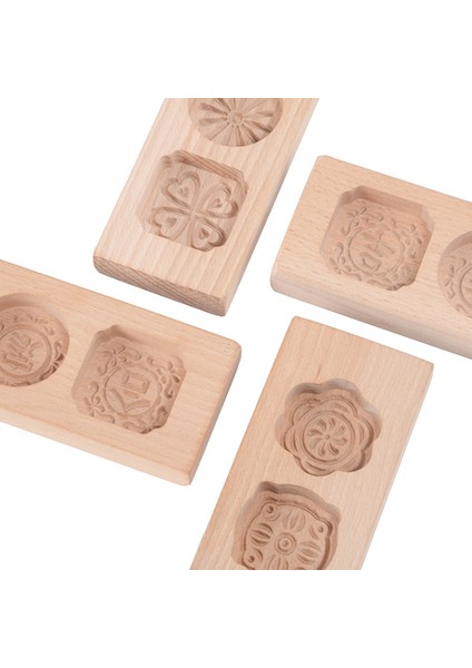 Ahşap Ay Kek Kalıbı Pasta Kalıp Pişirme Aracı Yapımı Için Maş Fasulyesi Kek Fondan Kek Kalıbı Çikolata Kalıp Kek Dekorları (D) (Yurt Dışından) modelleri