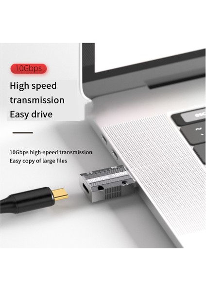 USB Tip C Dişi - Mikro USB Erkek Adaptör Konnektörü Tip-C Telefon Adaptörü Için Mikro USB Adaptörü (Yurt Dışından)