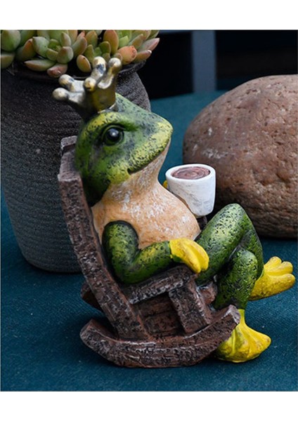 Minyatür Kurbağa Bahçe Heykeli Cadılar Bayramı Süslemeleri Peri Bahçe Aksesuarları Açık Kapalı Bahçe Kurbağa Dekor (Yurt Dışından) fırsatları