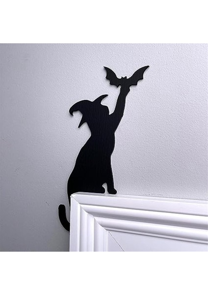 Yarasa Kanadı Kapı Topper ile Cadı Kediler, Kara Kediler Dekor, Cadı Kediler Cadılar Bayramı Kapı Köşe Dekoru, Kediler Kapı Bakıcısı (Yurt Dışından) indirimleri