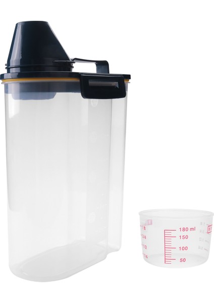Toz Saklama Kutusu Plastik Mutfak Pirinç Depolama Kutusu Pirinç Taneleri Konteyner Çamaşır Tozu Deterjan Kutusu Dökün Ağızlı (Yurt Dışından)