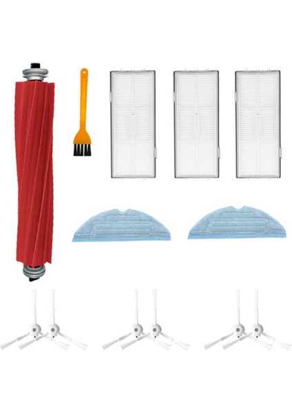 S7 T7S T7PLUS G10 Elektrikli Süpürge Için Rulo Fırça Paspas Yan Fırça Hepa Filtre Parçalarının Değiştirilmesi (Yurt Dışından)