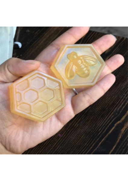 Petek Silikon Sabun Kalıbı 19 Delikli Pişirme Kek Kalıbı Aile Veya Arkadaşlar Partisi Için Bakeware (Gül Kırmızı) (Yurt Dışından) indirimleri