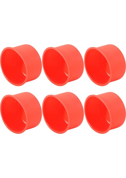 Silikon Mini Kek 4 Inç Yuvarlak Fırın Tavası Yapışmaz Silikon Pişirme Kalıbı Bakeware Tava Yeniden Kullanılabilir Kırmızı, 6'lı Set (Yurt Dışından) fiyatları