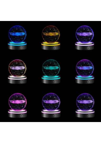 3D Kristal Cam Sanatı Gümüş Içbükey Için Hassas Dokunmatik Yuvarlak Renkli Stand Ekranlı LED Işık Tabanı (Yurt Dışından) indirimleri