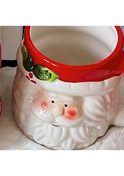 400ML Kupa Karikatür Sevimli Kawaii Noel Kupa 3D Seramik Bardak Süt Kahve Su Bardağı Kupa (Yurt Dışından)