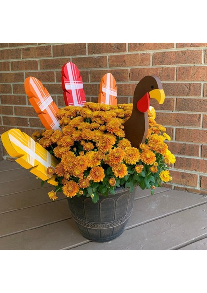 Komik Ahşap Türkiye Sopa Saksı Yangın Tavuk Ekici Konteyner Süs Açık Bahçe Çiftlik Yard (Yurt Dışından) fırsatları