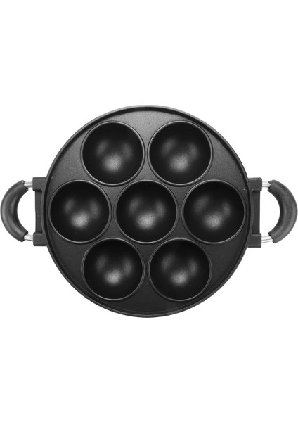 Delikli Pişirme Kek Tavası Dökme Demir Omlet Tava Yapışmaz Tencere Kahvaltı Yumurta Pişiricisi Kek Kalıbı Mutfak Tencere (Yurt Dışından) fiyatları