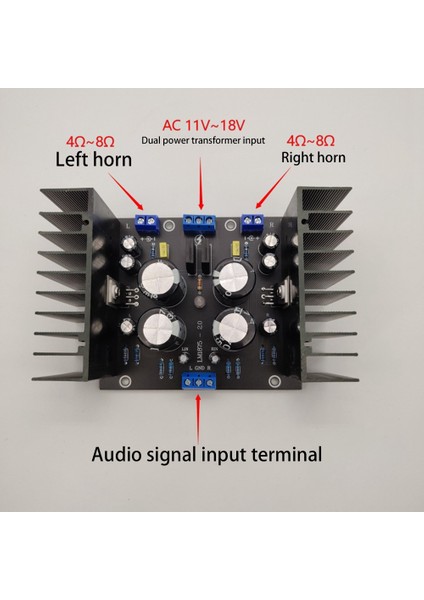 LM1875 Güç Amplifikatörü Kurulu Çift Kanal 2.0 2X30W Stereo Saf Güç Amplifikatörü Kurulu Dıy Hoparlör Yüksek Güç Modülü (Yurt Dışından)