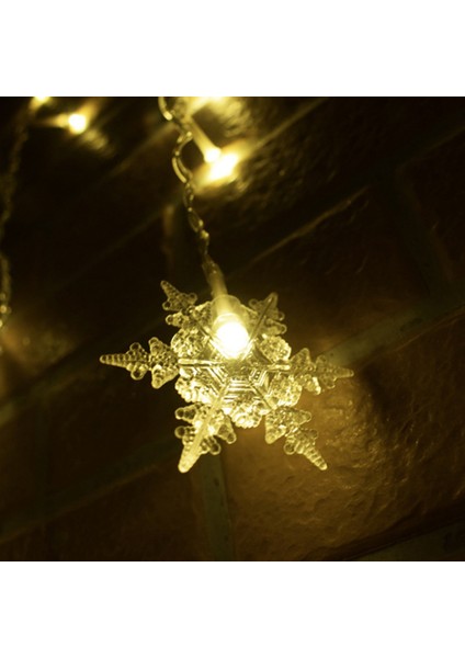 96 LED Kar Tanesi Dize Işıkları Kar Peri Garland Dekorasyon Noel Cadılar Bayramı Yeni Yıl Ev Dekor Için Ab Tak-C (Yurt Dışından)