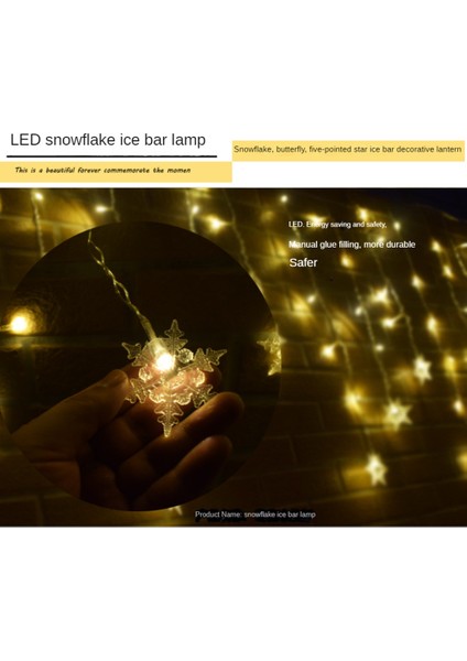 96 LED Kar Tanesi Dize Işıkları Kar Peri Garland Dekorasyon Noel Cadılar Bayramı Yeni Yıl Ev Dekor Için Ab Tak-C (Yurt Dışından)