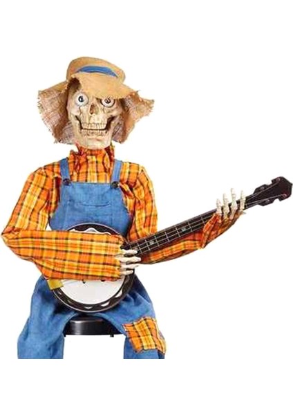 Kırmızı LED Gözler ile Ürpertici, Cadılar Bayramı Kemancı Süsleri, Korkunç Asılı Cadılar Bayramı Dekorasyon Prop Sarı (Yurt Dışından) fırsatları