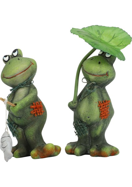 2 Paket Kurbağa Araba Dekorasyon Reçine Dekorasyon Boyama Süreci (Yurt Dışından) fiyatları