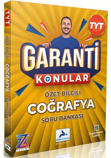 Paraf Yayınları Coğrafyanın Kodları Z Takımı TYT Garanti Konular Özet Bilgili Coğrafya Soru Bankası