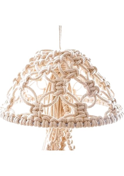 Makrome Duvar Asılı, Yıldız Işıkları ile Denizanası Dream Catcher, Duvar Sanatı Dekor Güzel Daire Odası Kapı Dekorasyonu (Yurt Dışından) fırsatları