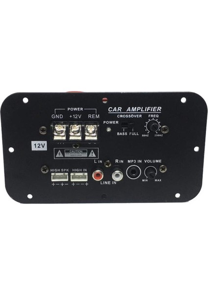 Araba Subwoofer Amplifikatör Kartı, 500W Subwoofer Yüksek Güçlü Hifi Bas Amplifikatör Kartı Dc 12V (Yurt Dışından)