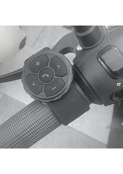 Robot Kablosuz Bluetooth Uzaktan Düğme Evrensel Motosiklet/bisiklet Gidon Medya Denetleyici Araba Direksiyon Kontrolü (Yurt Dışından) fiyatları
