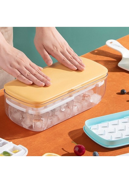 Freeze Buz Kalıp Buz Kutusu Buz Tepsisi Kapaklı Hızlı Dondurucu Buzdolabı Ev Yapımı Buz Hokeyi Buz Kutusu, A (Yurt Dışından) fiyatları