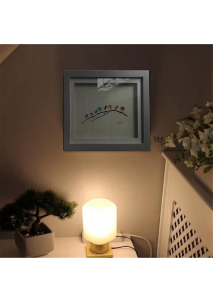 Deniz Camı Gökkuşağı Kuşu Dayanıklı Ahşap Yapımı Duvar Sanat Dekoru Benzersiz Deniz Camı Kuşlar Duvar Sanatı Şık Göz Alıcı Bir (Yurt Dışından) modelleri