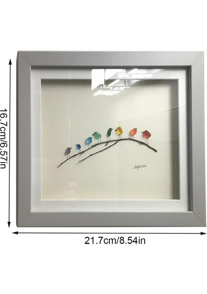 Deniz Camı Gökkuşağı Kuşu Dayanıklı Ahşap Yapımı Duvar Sanat Dekoru Benzersiz Deniz Camı Kuşlar Duvar Sanatı Şık Göz Alıcı Bir (Yurt Dışından) fırsatları