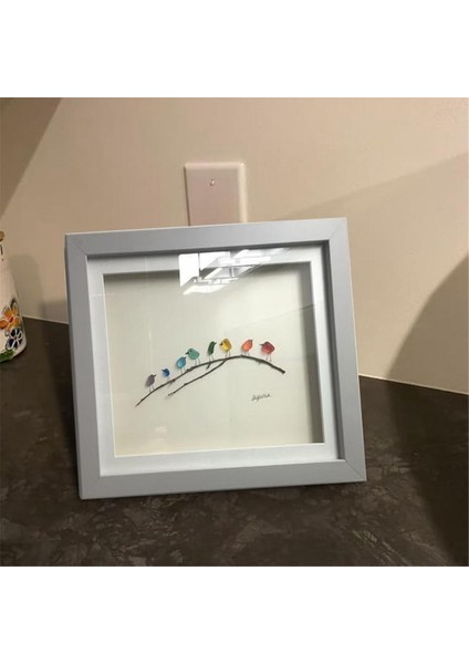 Deniz Camı Gökkuşağı Kuşu Dayanıklı Ahşap Yapımı Duvar Sanat Dekoru Benzersiz Deniz Camı Kuşlar Duvar Sanatı Şık Göz Alıcı Bir (Yurt Dışından) indirimleri