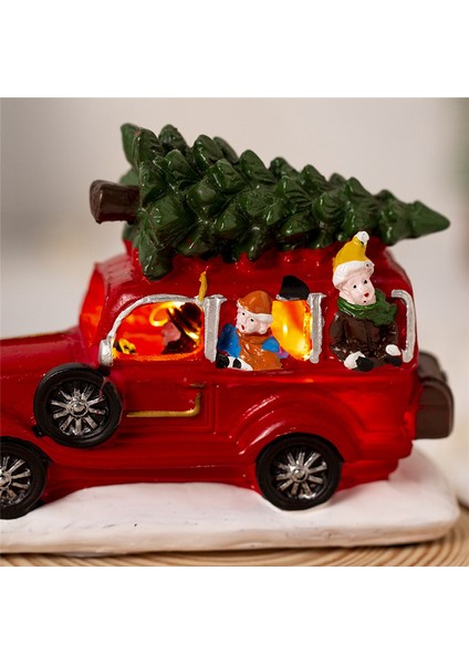 Noel Süslemeleri Kamyon Süsleri Taşıma Noel Ağacı Araba Çocuklar Için Parlayan Ev Dekor (Yurt Dışından) fiyatları
