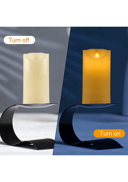 Uzaktan Kumanda ve Zamanlayıcı ile Çalışan Titreşen Alevsiz Mumlar, Iç Mekan Dış Mekan Dekorasyonu Için 3x6 Inç (Yurt Dışından) indirimleri