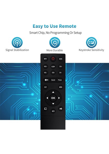 CT-RC2US-17 CTRC2US17 LED Tv Için Uzaktan Kumandayı Değiştirin 55L621U 49L621U 43L621U 65L621U 55L421U 32L221U Akıllı Tv (Yurt Dışından)
