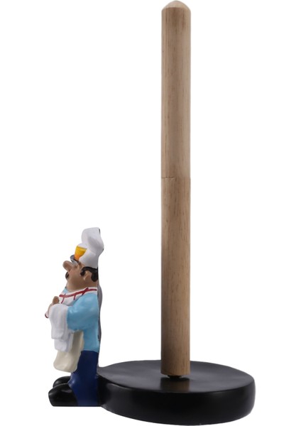Reçine Şef Çift Katmanlı Kağıt Havluluk Figürler Ev Kek Dükkanı Restoran El Sanatları Dekorasyon Süs B (Yurt Dışından)