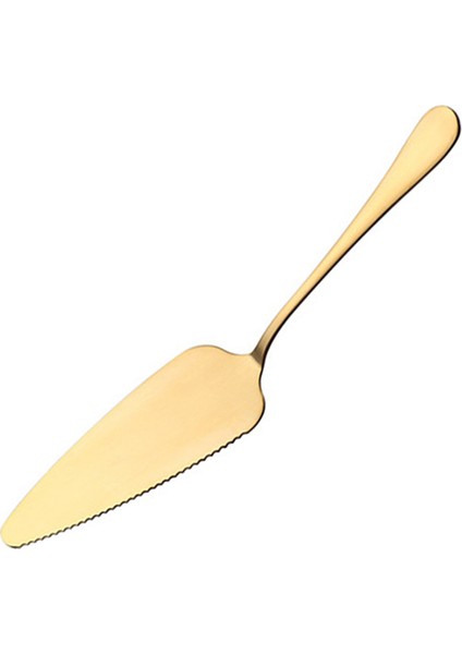 Altın 304 Gıda Sınıfı Paslanmaz Çelik Üçgen Premium Kek Kürek Pasta Tatlı Bıçağı Pizza Peyniri (Yurt Dışından)
