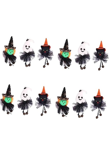 12 Adet Süsler Perili Iç Mekan Süslemeleri Asılı Cadılar Bayramı Dekor Çan Dekorasyon Evi Komik Bebekler (Yurt Dışından) fiyatları