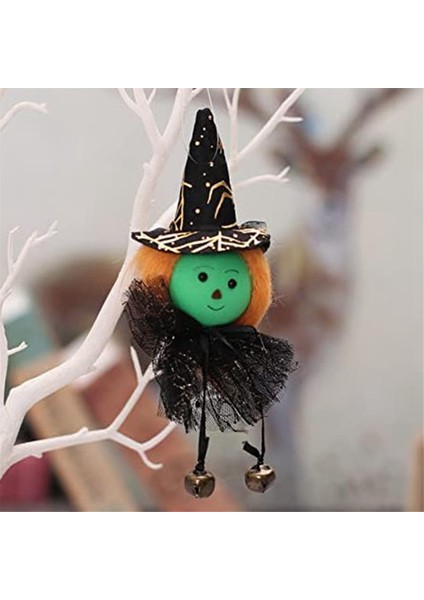 12 Adet Süsler Perili Iç Mekan Süslemeleri Asılı Cadılar Bayramı Dekor Çan Dekorasyon Evi Komik Bebekler (Yurt Dışından) modelleri