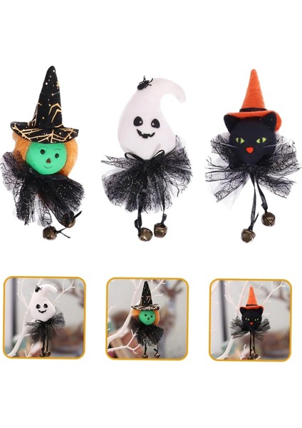 12 Adet Süsler Perili Iç Mekan Süslemeleri Asılı Cadılar Bayramı Dekor Çan Dekorasyon Evi Komik Bebekler (Yurt Dışından) indirimleri