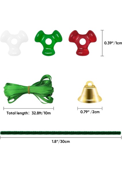 1570 Adet Noel Boncuklu Süs Seti Parti Zanaat Çelenk Şeker Kamışı Noel Asılı (Yurt Dışından) modelleri