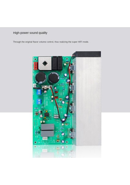 TDA7294 Pro Amplifikatör Kartı 2.0 Kanal 200W Hava Soğutmalı Hifi Yüksek Güçlü Ses Amplifikatör Kartı (Yurt Dışından)