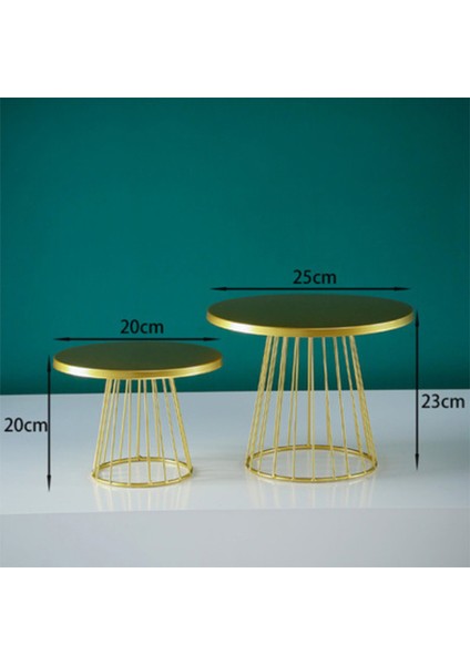 2 Adet Metal Kek Standları, 8/10 Inç Sütun Tarzı Cupcake Ekran Standı Tatlı Tepsisi Pasta Plakaları Bakeware, Düğün, Parti (Yurt Dışından) fiyatları