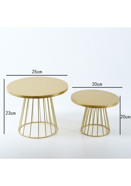 2 Adet Metal Kek Standları, 8/10 Inç Sütun Tarzı Cupcake Ekran Standı Tatlı Tepsisi Pasta Plakaları Bakeware, Düğün, Parti (Yurt Dışından) fırsatları