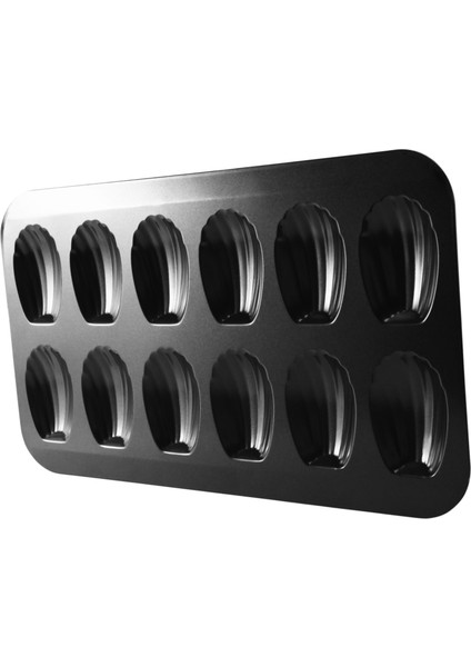 Yapışmaz Madeleine Tencere, Pişirme Kalıbı 12 Kabuklu Kek Pişirme Tepsisi Çikolata Yapışmaz Fırın Tepsisi, Fırında Pişirmek Için Kullanılır Siyah (Yurt Dışından) indirimleri