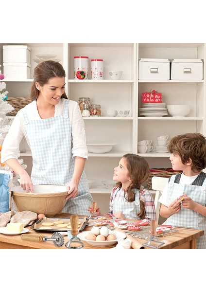 3 Adet Mantı Damga Makinesi Kesici Makaralı Çark Seti, Makarna Için Ahşap Saplı Kalıp, Köfte Lazanya, Turta (Yurt Dışından)
