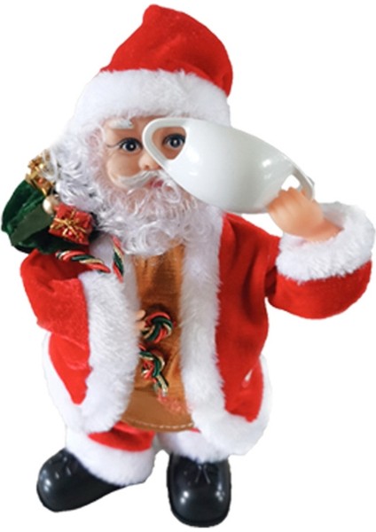 Noel Bebek Oyuncak Elektrikli Kalça Sallayarak Flanel Dans Noel Noel Baba Oyuncak Çocuklar Için B (Yurt Dışından)