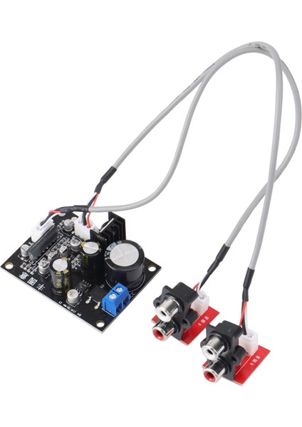 NE5532 Vinil Plak Çalar Preamplifikatör mm Fono Çalar Kurulu Fonograf Amplifikatör Preamp Dıy Ses + Lotus Yuvaları (Yurt Dışından)