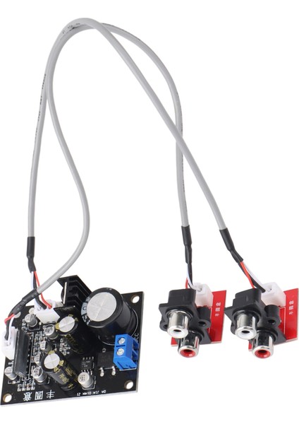 NE5532 Vinil Plak Çalar Preamplifikatör mm Fono Çalar Kurulu Fonograf Amplifikatör Preamp Dıy Ses + Lotus Yuvaları (Yurt Dışından)
